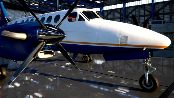Asobo King Air 350i "N547LM" LifeMed ALASKA - for Microsoft Flight Simulator