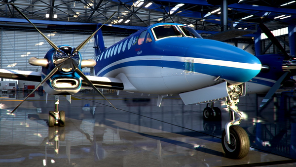 Asobo King Air 350i "N68RF" NOAA - for Microsoft Flight Simulator