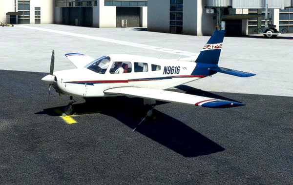 ATP Livery - JustFlight PA-28 Warrior II - for Microsoft Flight Simulator