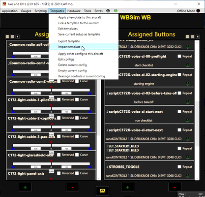 Audio checklist for WB-Sim Cessna 172 to be used with Axis And Ohs (AAO) - for Microsoft Flight Simulator