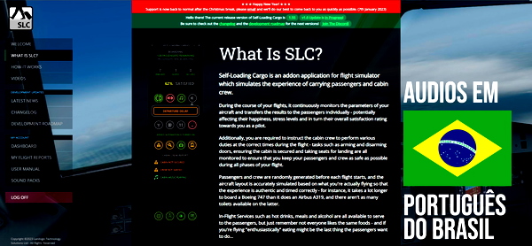SLC - Audio Self Loading Cargo pt-BR - Tradução para Português do Brasil - for Microsoft Flight Simulator