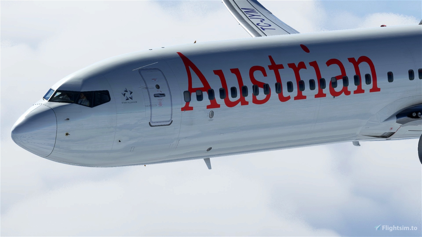 Austrian Airlines  B737-900ER (SSW) for Microsoft Flight