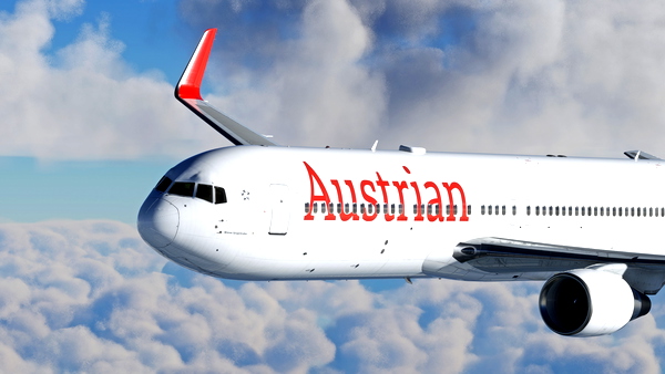 Austrian (OE-LAE) - CS 767-300 - for Microsoft Flight Simulator