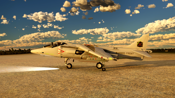 AV-8B Harrier II ODF Friday Fighters Livery - for Microsoft Flight Simulator