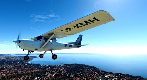 AWA - Aeronautical Web Academy C152 Livery (SP-KMH) - for Microsoft Flight Simulator