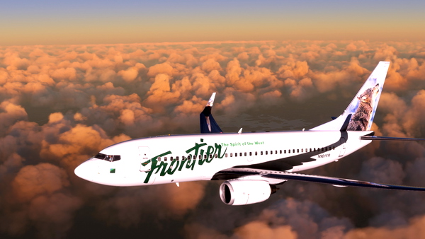 B737-700 FRONTIER AIRLINES RETRO - for Microsoft Flight Simulator