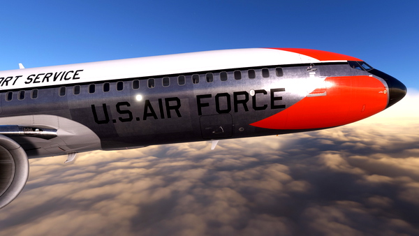 B737-800 BBJ2 USAF MATS - for Microsoft Flight Simulator