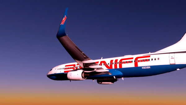 B737-800 BRANIFF - for Microsoft Flight Simulator