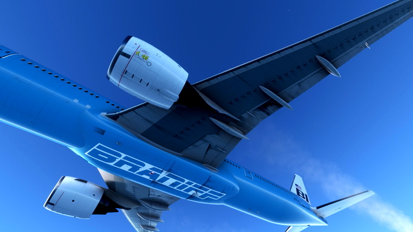 B777-300 BRANIFF (BLUE) - for Microsoft Flight Simulator
