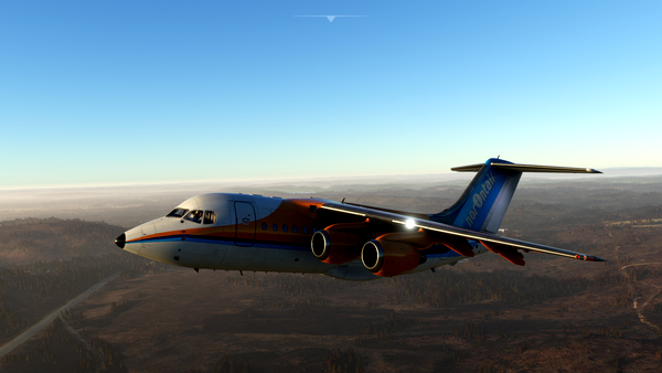 BAe-146-100 NorOntair (Fictional) - for Microsoft Flight Simulator