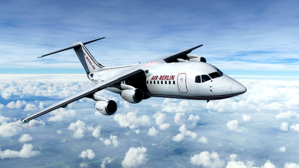 BAe 146-200 Air Berlin D-AMAJ - for Microsoft Flight Simulator