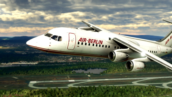 BAe 146-300 Air Berlin D-AWBA - for Microsoft Flight Simulator