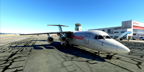 BAe 146-300QT Purolator - for Microsoft Flight Simulator