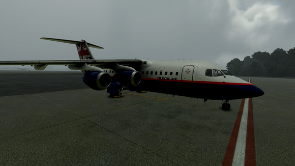 Bae146-200 Atlantic Air repaint request - for Microsoft Flight Simulator