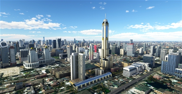 Bangkok Mega City Microsoft Flight Simulator