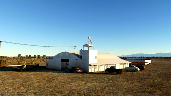 Barnes Airport Muroc, Calif. - for Microsoft Flight Simulator
