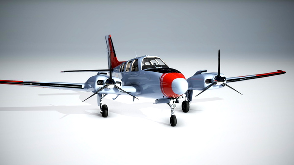 Baron G58 Spanish Air Force - for Microsoft Flight Simulator