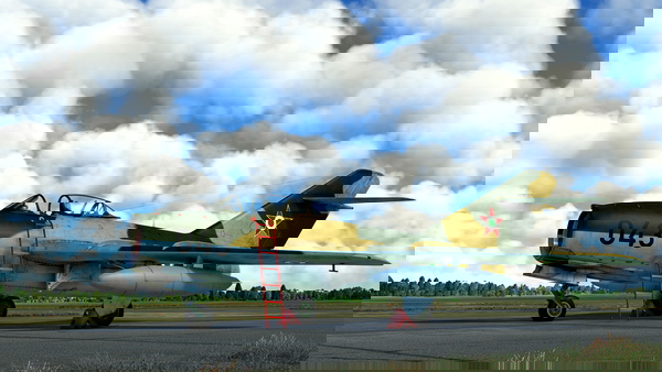 Bear Studios MiG-15Bis - Hungarian Air Force HUAF 043 - for Microsoft Flight Simulator