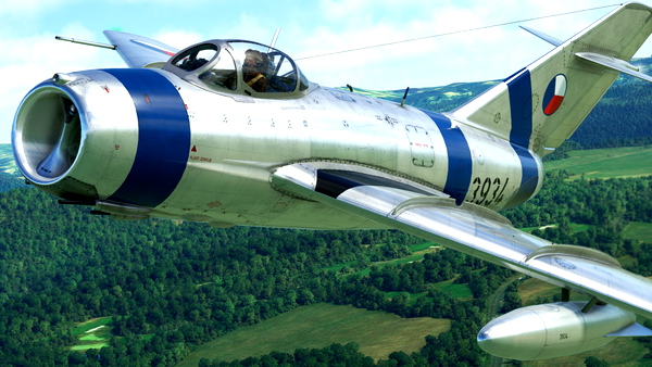 Bear Studios MiG-15Bis/Letov S-103 Czechoslovak Air Force "3934" - for Microsoft Flight Simulator