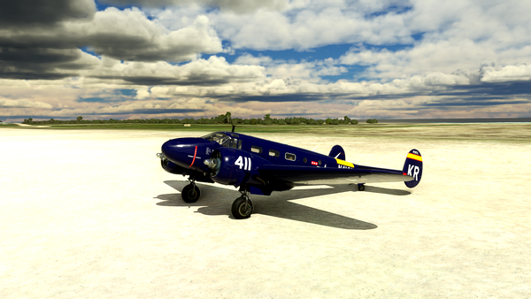Beech D18S N197L NAVY - for Microsoft Flight Simulator