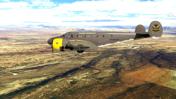 Beechcraft 18 (C45 Expeditor) ODF101 - for Microsoft Flight Simulator