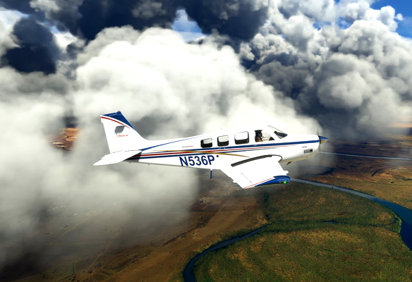 Beechcraft Bonanza N536P - for Microsoft Flight Simulator