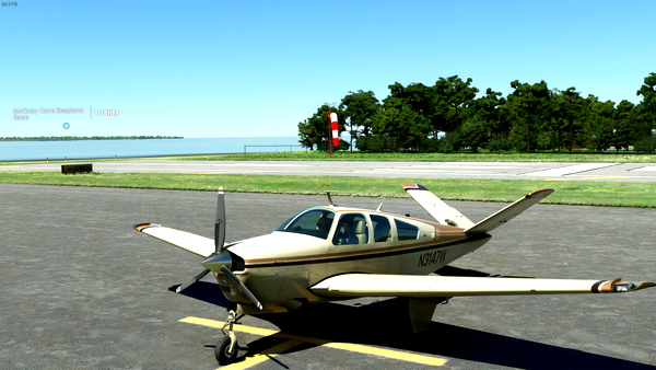Beechcraft Bonanza V35B N3147W - for Microsoft Flight Simulator