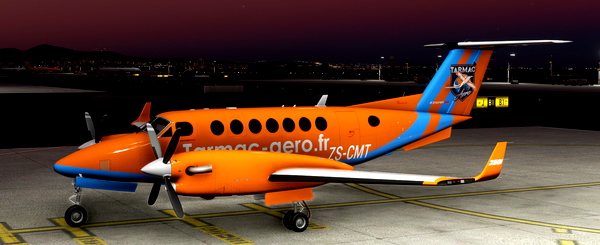 Black Square - BEECHCRAFT KING AIR 350i TARMAC-AERO - 2021 - for Microsoft Flight Simulator