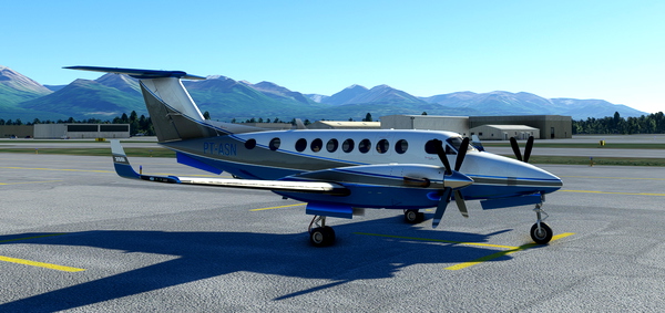 Ayrton Senna’s King Air PT-ASN Asobo and Black Square versions - for Microsoft Flight Simulator