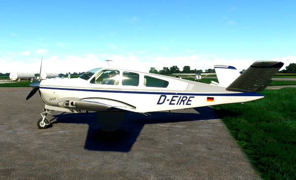 Beechcraft V35B Bonanza D-EIRE - for Microsoft Flight Simulator
