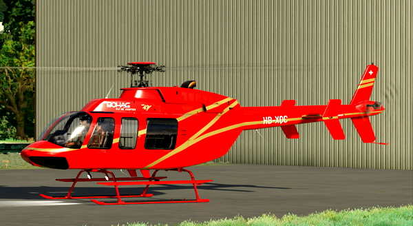 Bell 407 BOHAG HB-XQC (REQUESTED) - for Microsoft Flight Simulator