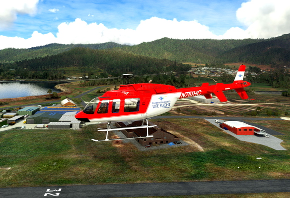 Bell 407 Intermountain Life Flight - for Microsoft Flight Simulator