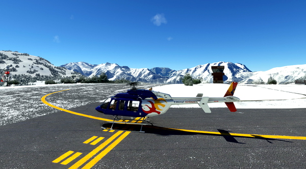 Bell Model 407 Littoral Airlines P.A.X. - for Microsoft Flight Simulator