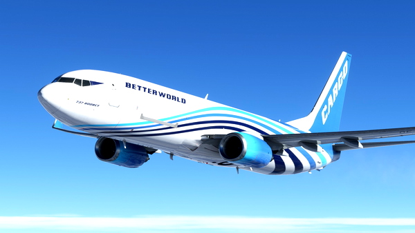 Better World VA PMDG Boeing 737-800 BCF - 8K - for Microsoft Flight Simulator