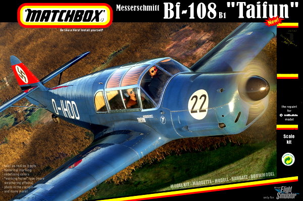 Bf-108 Taifun D-IHDD "Isle of Man Air Race" - for Microsoft Flight Simulator