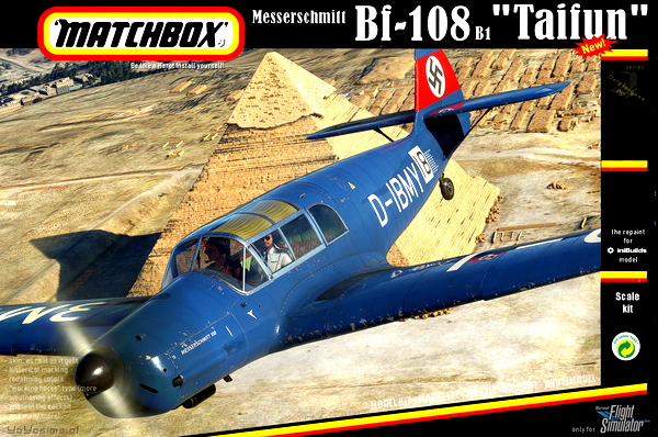 Bf-108 Taifun "International Circuit of the Oasis race" D-IBMY - for Microsoft Flight Simulator