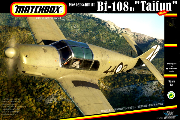 Bf-108 Taifun "Legion Condor" 44-2 - for Microsoft Flight Simulator