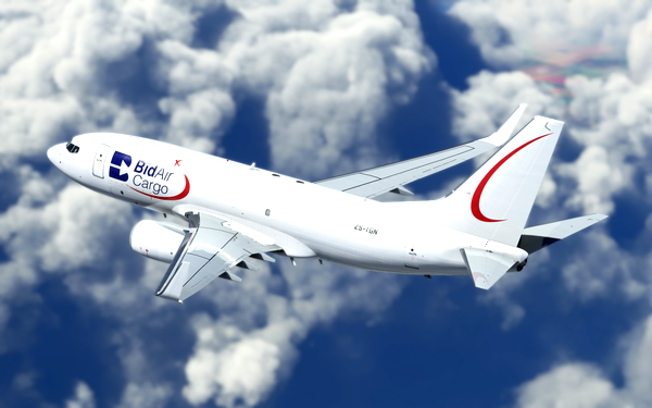 BidAir Cargo Boeing 737-700BDSF PMDG BW ZS-TGN Fictional - for Microsoft Flight Simulator