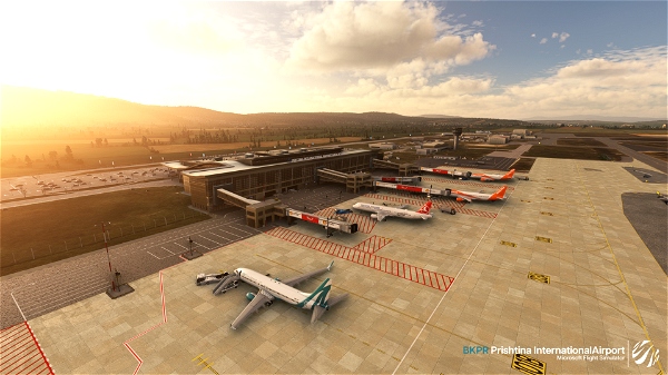 BKPR - Prishtina International Airport Microsoft Flight Simulator