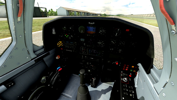 Black panel and consoles for Azurepoly TB30 - for Microsoft Flight Simulator