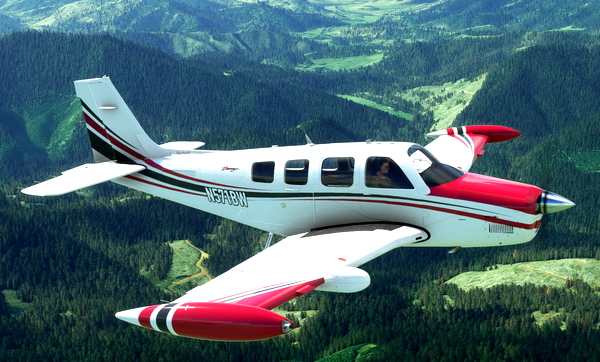 Black Square Analog A36 Bonanza Wavelength - for Microsoft Flight Simulator