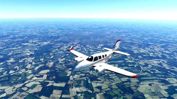 Black Square Baron 58P Little Navmap Aircraft performance - for Microsoft Flight Simulator