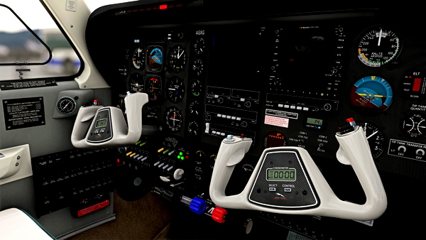 Black Square Bonanza Interior Mod Jaguar SE - for Microsoft Flight Simulator