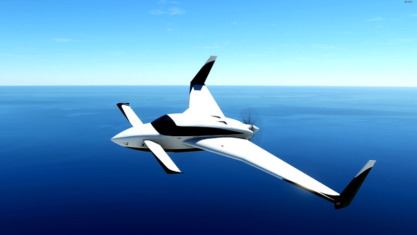 Black Square Velocity XL Mono | 8K - for Microsoft Flight Simulator