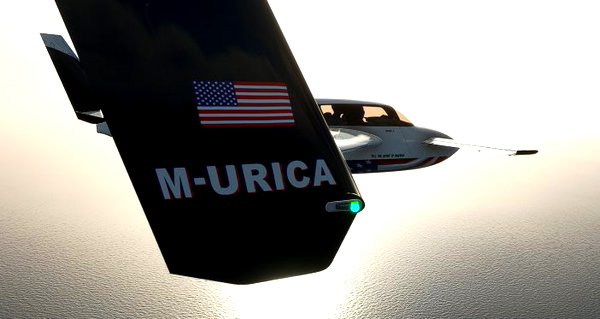 Black Square Velocity XL MURICA - for Microsoft Flight Simulator