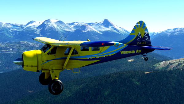 Blackbird DHC-2 Beaver C-FSKZ Whistler Air - for Microsoft Flight Simulator