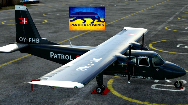 Blackboxsimulation-BN2A-Danish Air Force Home Guard - for Microsoft Flight Simulator