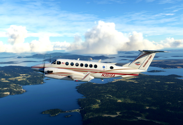 Blacksquare & Asobo King AIr Guardian Flight Alaska - for Microsoft Flight Simulator