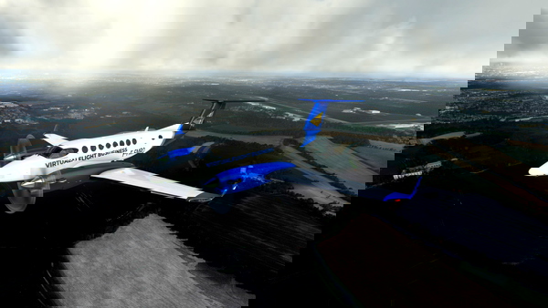 Blacksquare Analog KingAir - VirtualFlight Business Livery - for Microsoft Flight Simulator