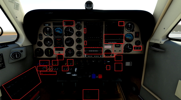 BlackSquare Beech Bonanza A36 scripts for Lorby's Axis And Ohs (AAO) - for Microsoft Flight Simulator